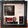 Handmade Formula 1 display frames made with a 1:43 scale F1 car model and the track layout Image 7