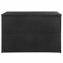 Garden Storage Box Black 150x100x100 cm Poly Rattan Image 3