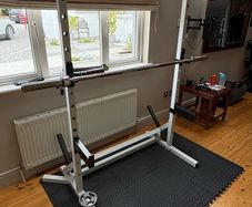Multi-Squat Rack & 6ft Olympic Barbell