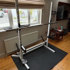Multi-Squat Rack & 6ft Olympic Barbell