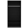 Wardrobe Black 100x50x200 cm Image 4