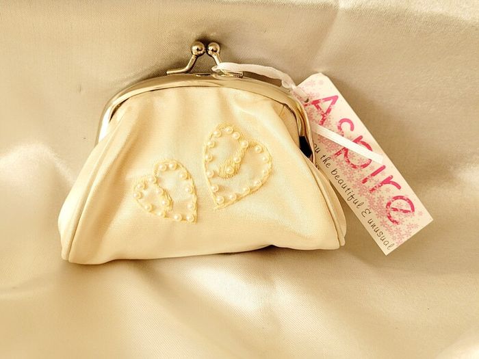 Small Cream Communion Bridal Purse