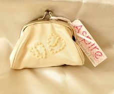Small Cream Communion Bridal Purse