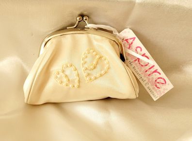 Small Cream Communion Bridal Purse