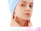 3 Pack Microfiber Hair Towel Wrap Super Absorbent Twist Turban Dry Hair Caps with Buttons Bath Loop Fasten Salon Dry Hair Hat Pink Blue Purple