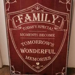 family sign