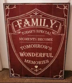 family sign