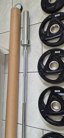 brand new olympic tri grip weight set  B