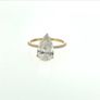 3.02ct IGI Certified Pear Lab-Grown Diamond Ring | Image 8