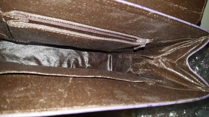 Ostrich leather bag