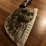 Unique Cleaver knife Engraved By Di'Casteel Image 7