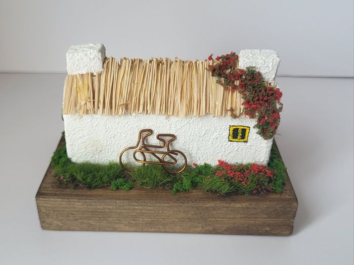 Handcrafted tiny wooden cottage