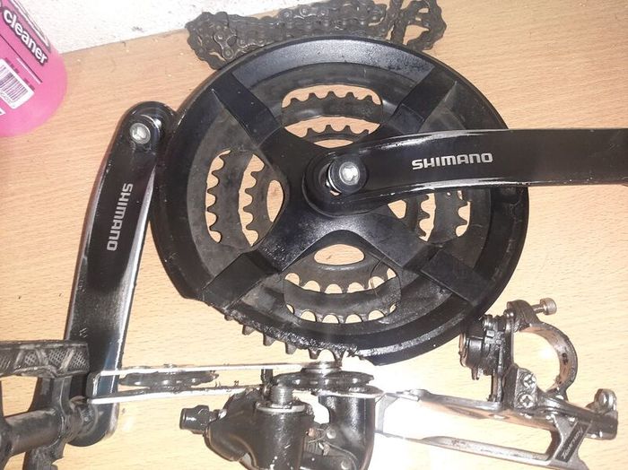 shimano 3 x9 gear drivetrain