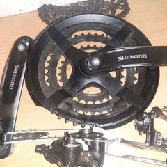 shimano 3 x9 gear drivetrain