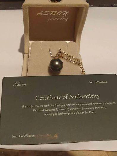 Black South Sea Pearl Pendant