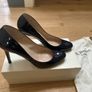 LK Bennett Navy Court Shoes Image 3