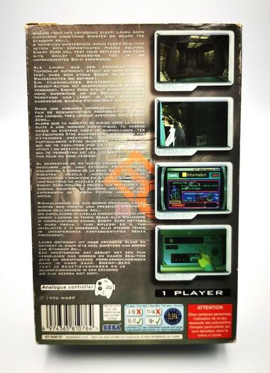 Enemy Zero Sega Saturn PAL