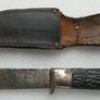 Vintage Hunting Knife with Sheath Image 4