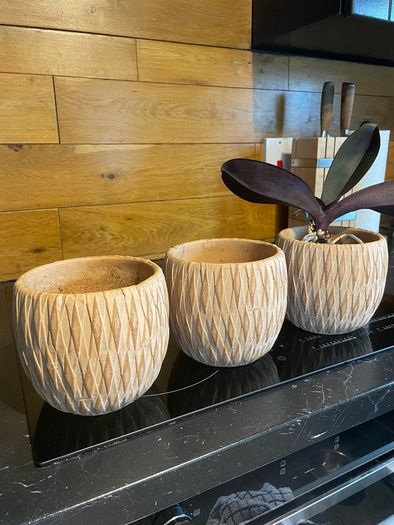 3 beautiful pots