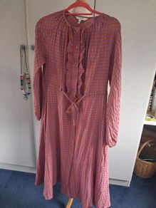L K Bennett  cotton midi Dress size 10