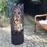 Esschert Design Fire Drum Flames Carbon Steel Black FF408 Image 4