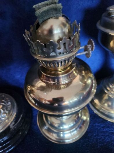 vintage oil lamps