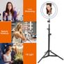 12" LED Ring Light Dimmable Lighting Kit Phone Selfie Tripod Makeup Youtube Live Image 4