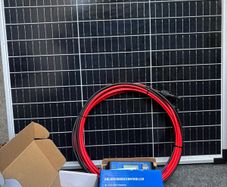 50W 12V Solar Panel kit with cable and controller New