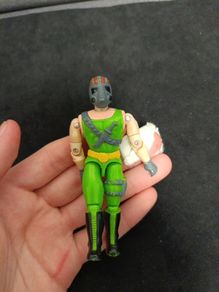 1992 Lanard Corps 3.75" Gasman Action Figure Broken Thumb Gi Joe