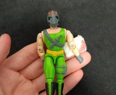 1992 Lanard Corps 3.75" Gasman Action Figure Broken Thumb Gi Joe