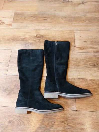 Van Dal- Black Suede Boots- size uk 6/eur39