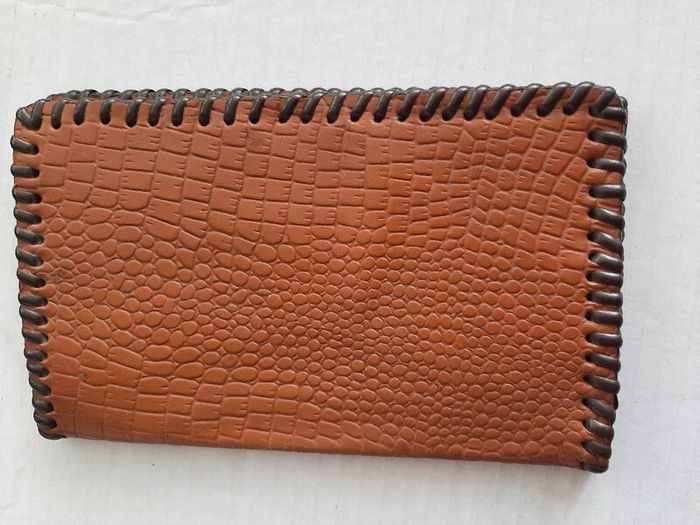 vintage genuine leather wallet