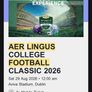 Aer Lingus Football 29 Aug  FRONT ROW Image 3