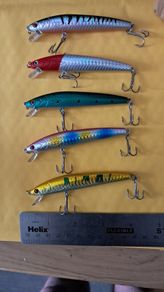 5 Minnows 4"/100mm