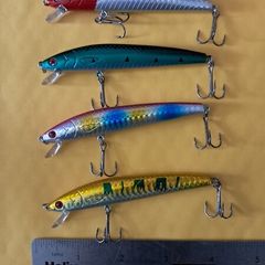 5 Minnows 4"/100mm