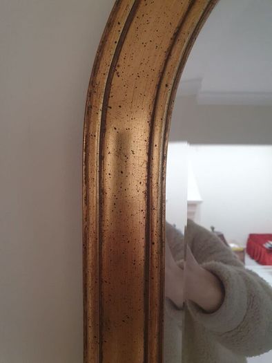 Large Decorative Gold Framed Wall Mirror - 128cm x 96cm