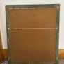 Vintage Framed Fantasy Painting of Mystical Figure With Book, Gecko & Moon Image 7