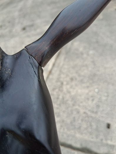Mid Century Ebony African Corpus Christ