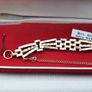 9ct gold vintage gate bracelet Image 3