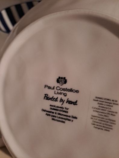 Paul Costello Hand Finished Blue & White Bowls