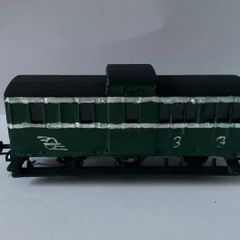 Irish railways C.I.E. 6 wheel coach 3rd class 1:72 railway model many available