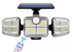 Solar Lights 122led IP65 Waterproof Outdoor Indoor Solar Lamp With Adjustable Head Wide Lighting Angle Garden Business Office Security