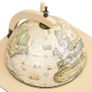 Freestanding Globe Bar Wind Stand Eucalyptus Wood Green Image 2