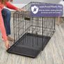 Pets 61 cm  Single Door Folding Dog Crate with Divider Panel, Leak Proof Tray  Secure Latches  Metal Wire Kennel for Small Breeds  Portable, Durable  Easy to Assemble Image 5