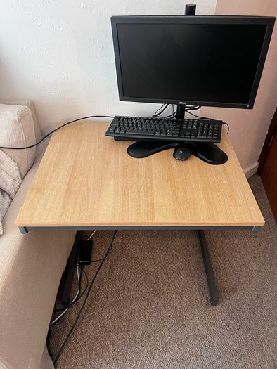 Wood Office Desk - electronics NOT included