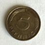 1976 Germany 5 Pfennig coin Image 2