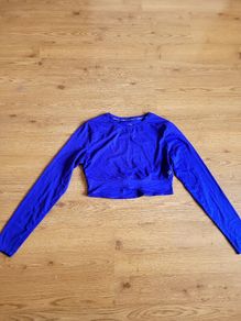 Good move long sleeve crop top