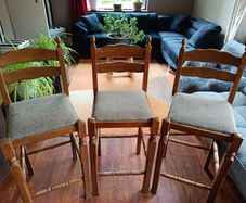 Solid Oak Kitchen Chairs