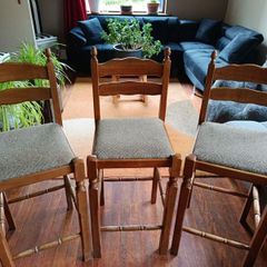 Solid Oak Kitchen Chairs
