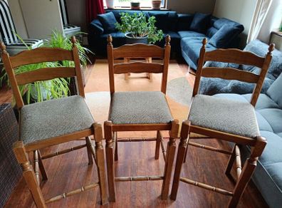 Solid Oak Kitchen Chairs